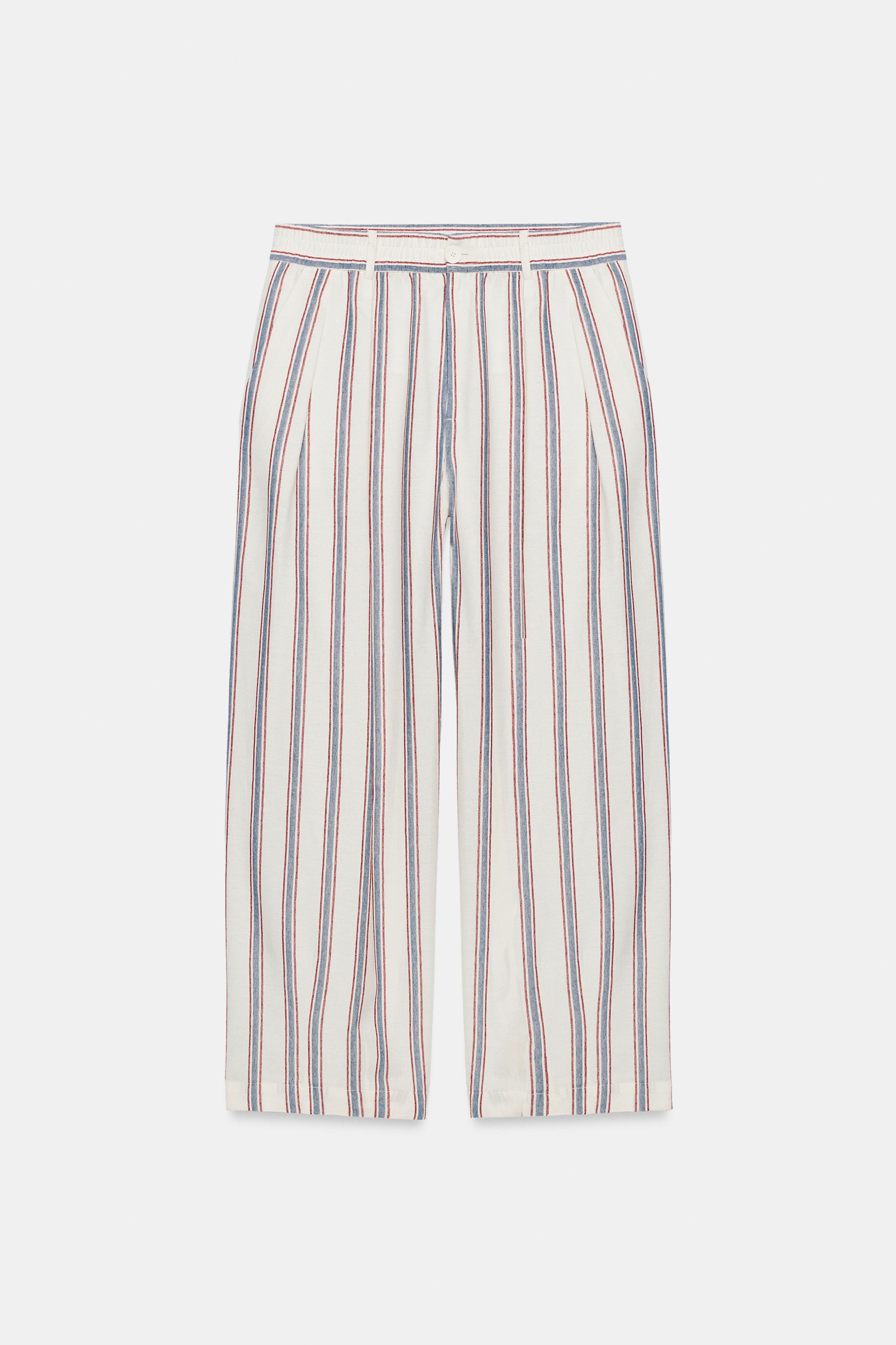 ZW COLLECTION STRIPED BALLOON PANTS